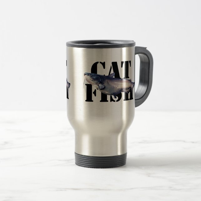 Catfish Travel Mug (Front Right)