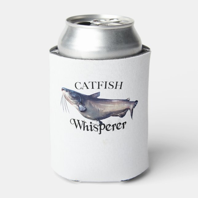 Catfish Whisperer Can Cooler (Can Front)