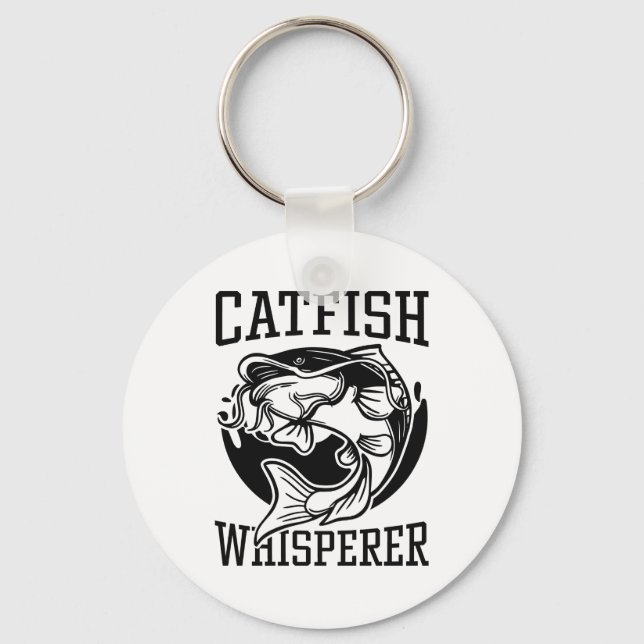 Catfish Whisperer Key Ring (Front)