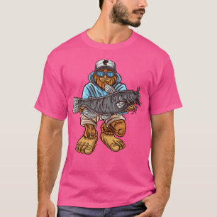 Catfishing Bigfoot Hunting Catfishermen T-Shirt