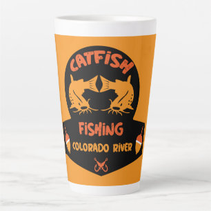Catfishing Colorado River Latte Mug