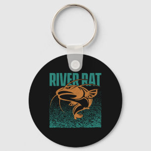 Catfishing Freshwater River Rat - Catfish Fishing Key Ring