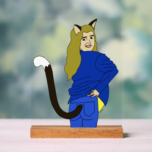 catgirl   acrylic sign (Neutral)
