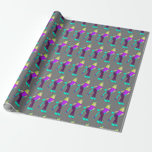 catgirl  button wrapping paper