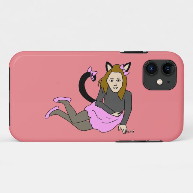 catgirl  Case-Mate iPhone case (Back (Horizontal))