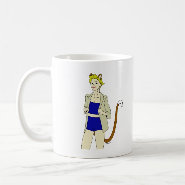 catgirl   coffee mug (Left)