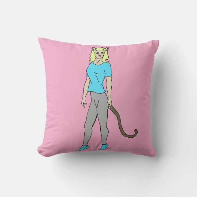 catgirl cushion (Front)
