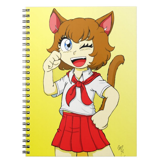 catgirl Diana Notebook (Front)