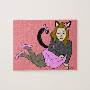 catgirl  jigsaw puzzle
