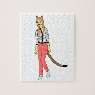 catgirl jigsaw puzzle
