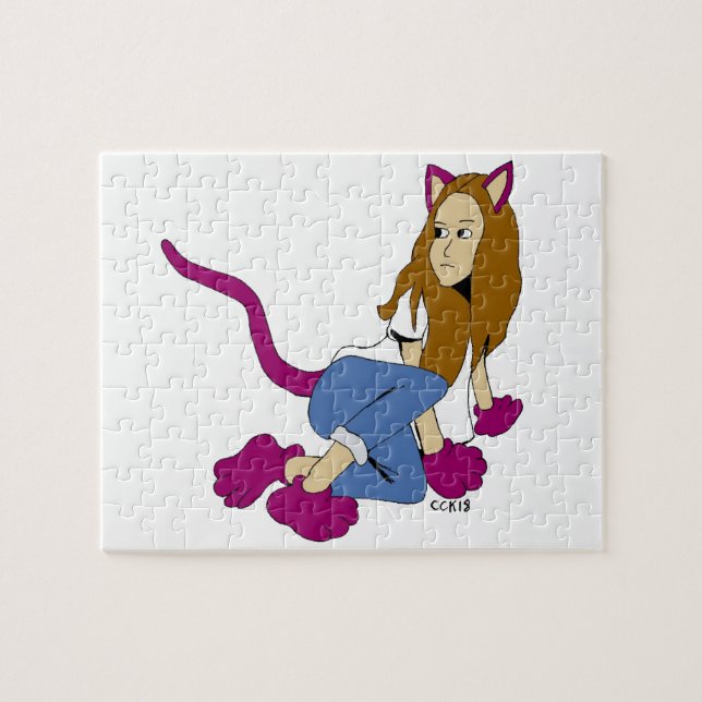 catgirl  jigsaw puzzle (Horizontal)