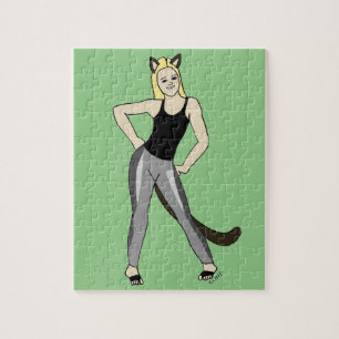 catgirl jigsaw puzzle
