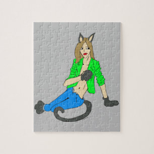 catgirl   jigsaw puzzle