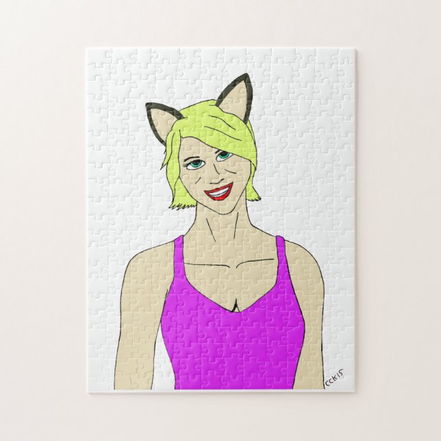 catgirl  jigsaw puzzle (Vertical)