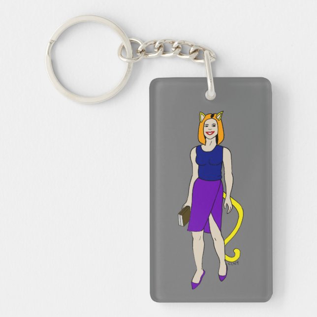 catgirl key ring (Front)