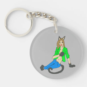catgirl  keychain