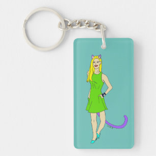 catgirl keychain