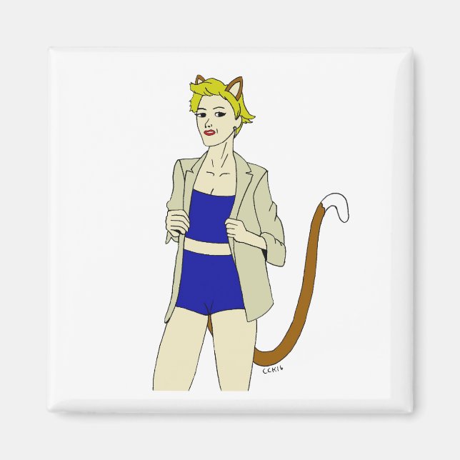 catgirl   magnet (Front)