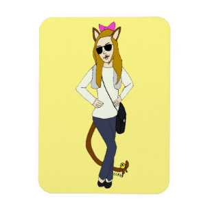 catgirl magnet