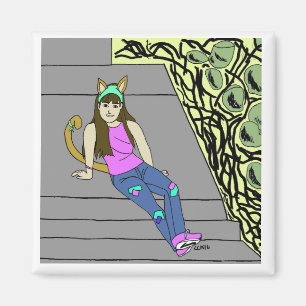 catgirl magnet