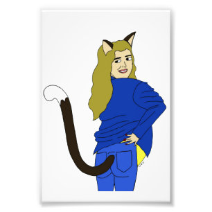 catgirl photo print