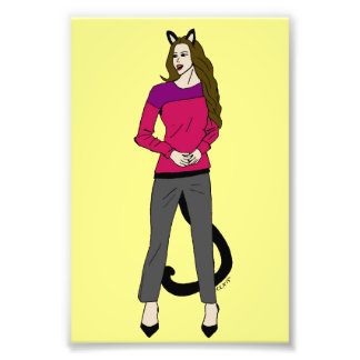 catgirl  photo print