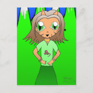 CatGirl Postcard