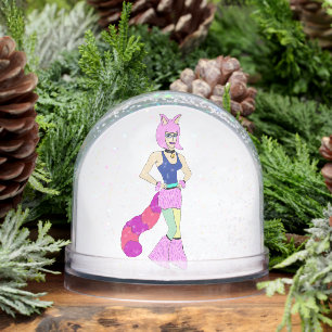 catgirl snowglobe