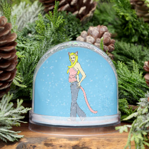 catgirl snowglobe