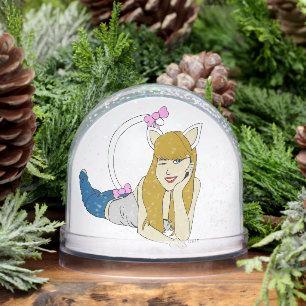 catgirl snowglobe