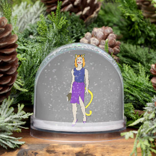 catgirl snowglobe
