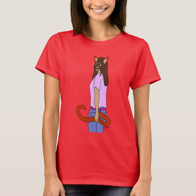 catgirl   T-Shirt (Front)