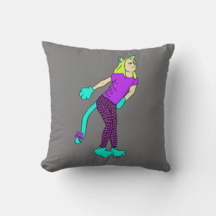 catgirl throw pillow