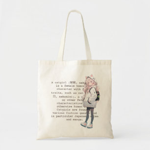 Catgirl Tote Bag