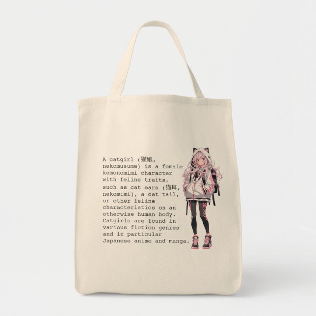 Catgirl Tote Bag (Front)