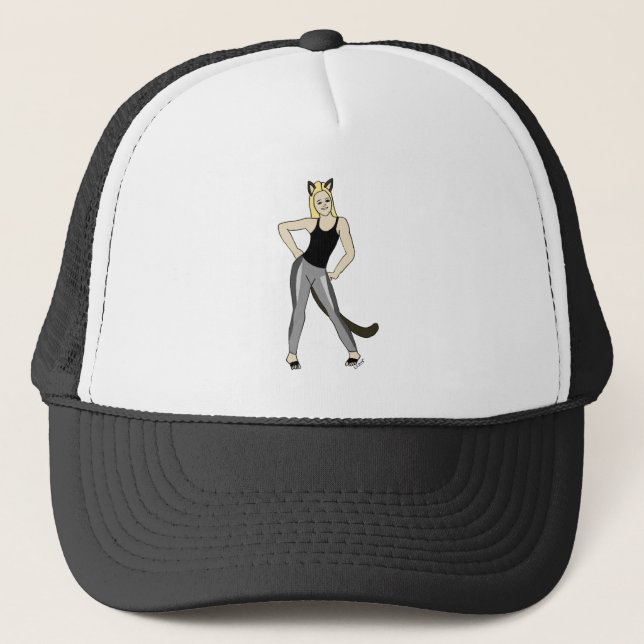 catgirl   trucker hat (Front)
