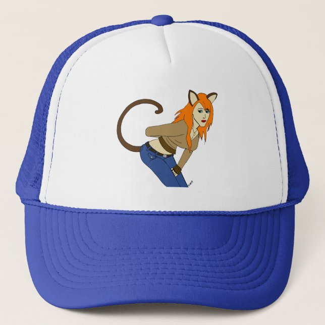 catgirl  trucker hat (Front)