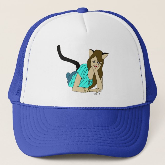 catgirl  trucker hat (Front)