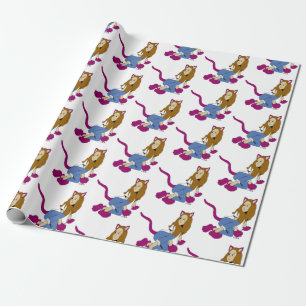 catgirl wrapping paper