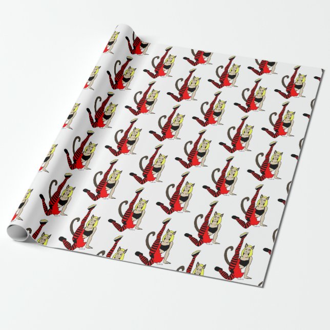 catgirl  wrapping paper (Unrolled)