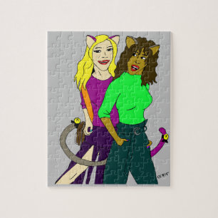 catgirls jigsaw puzzle