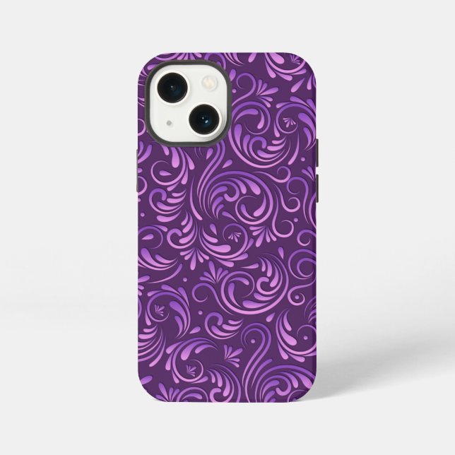 Cath Kidston Design Violet Flowers   iPhone Case (Back)