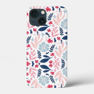 Cath Kidston London Design blue flowers iPhone 13 Mini Case
