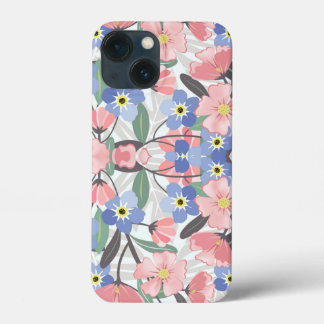 Cath Kidston London Design blue flowers iPhone 13 Mini Case