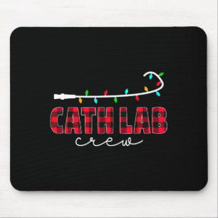 Cath Lab Crew Cardiology Nurse Rad Tech Christmas Mouse Mat