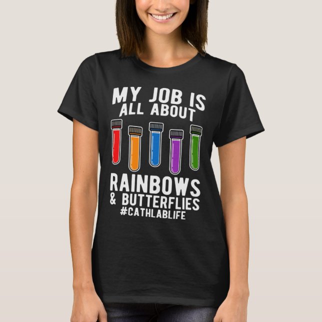 Cath Lab Nurse Life Cath Lab Nursing T-Shirt (Front)