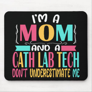 Cath Lab Tech Cardiac Mum Gift Mouse Mat