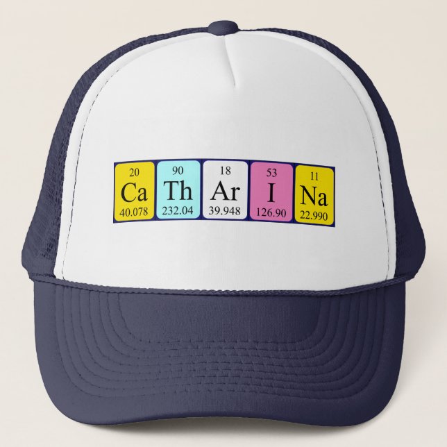 Catharina periodic table name hat (Front)