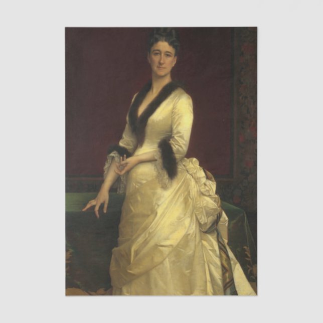 Catharine Lorillard Wolfe by Alexandre Cabanel  Tissue Paper (Front)