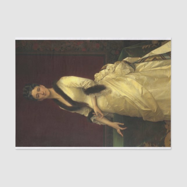 Catharine Lorillard Wolfe by Alexandre Cabanel  Tissue Paper (Front)